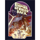 Star Wars Empire Strikes Back block print paper art, UK version