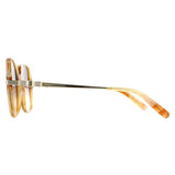 Salvatore Ferragamo women's brown gradient sunglasses (British brand)