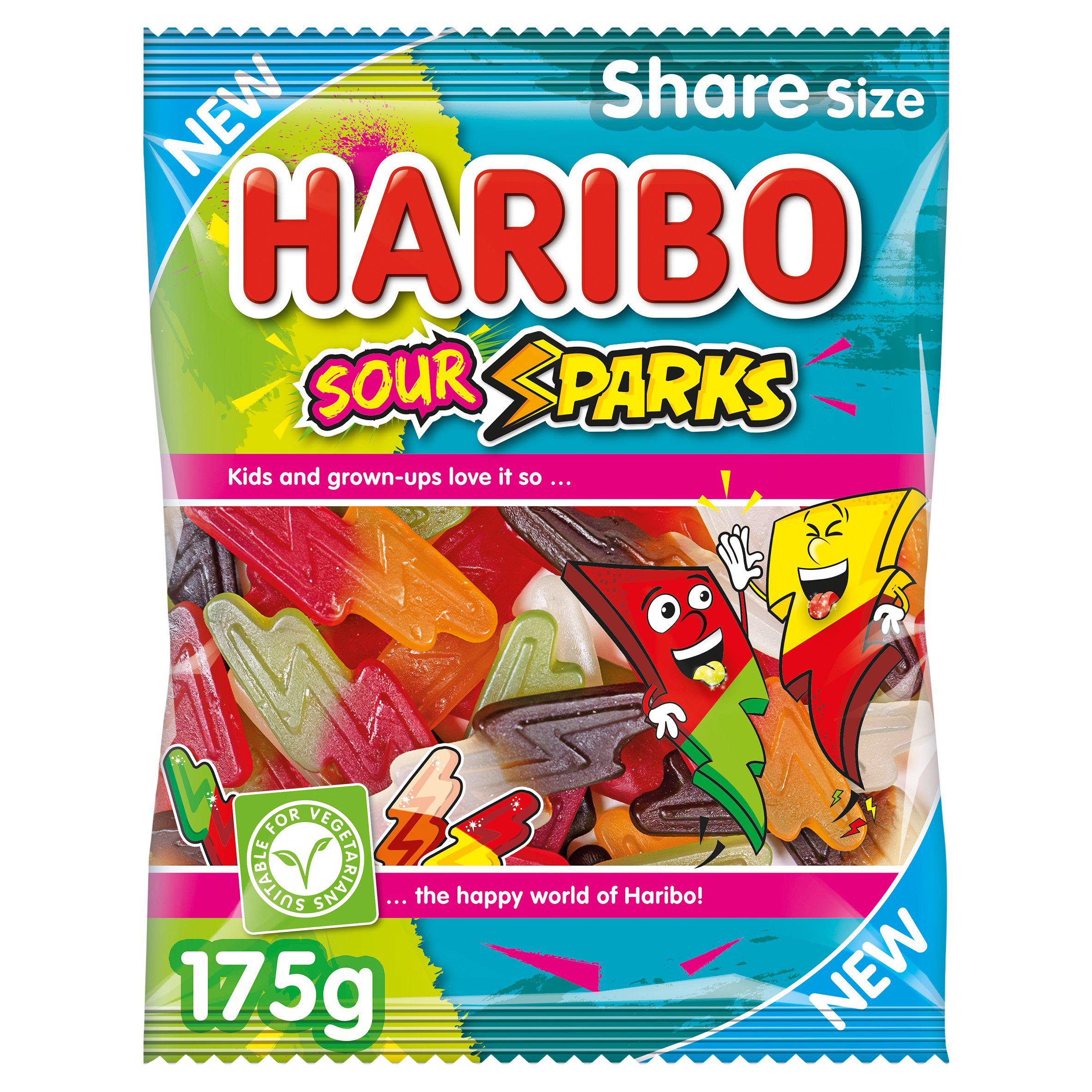 Haribo Sour Sparks Sweets Sharing Bag 175g GOODS Sainsburys   