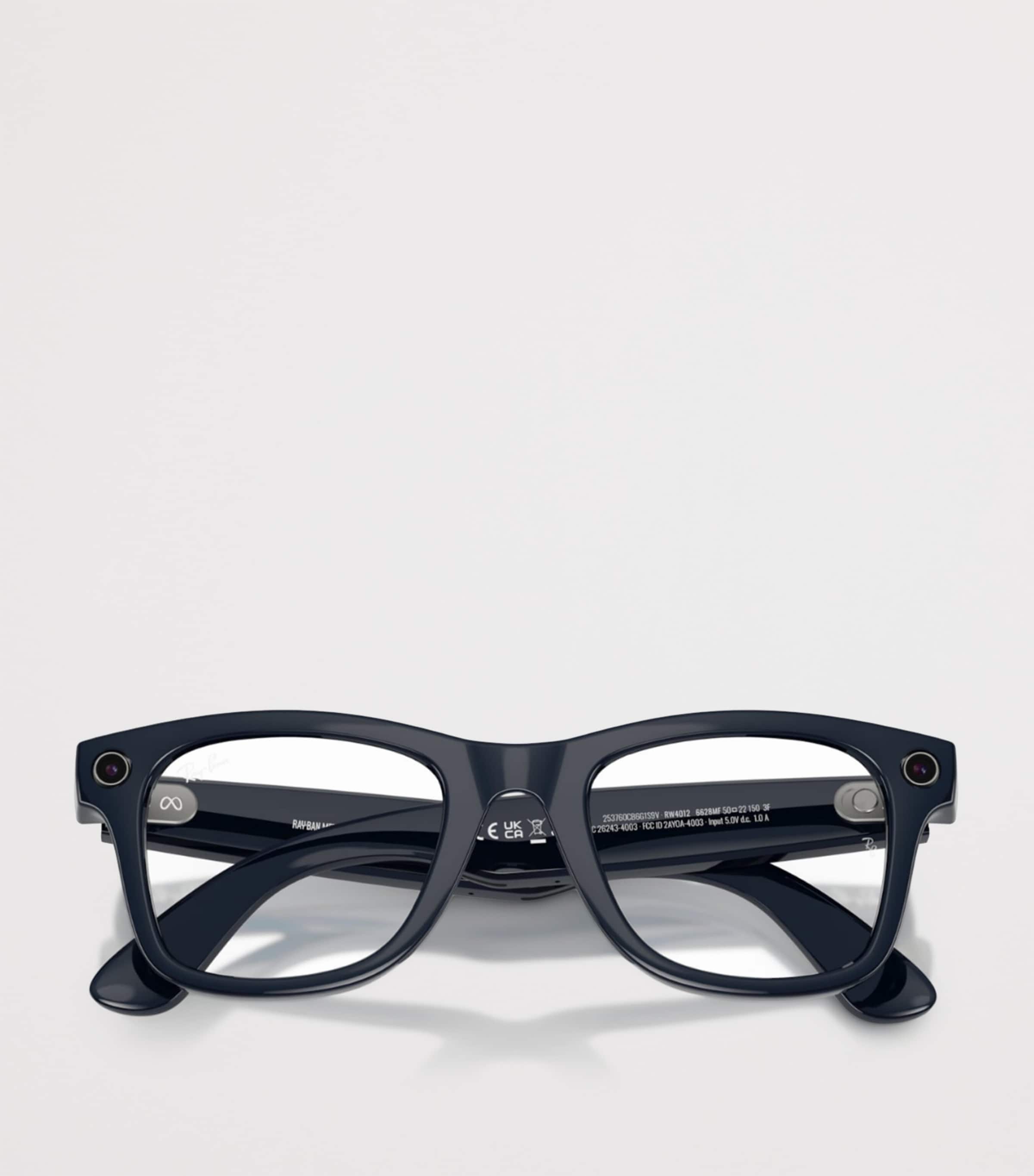 Ray-Ban Meta Wayfarer AI sunglasses with camera and speakers, imported from the UK