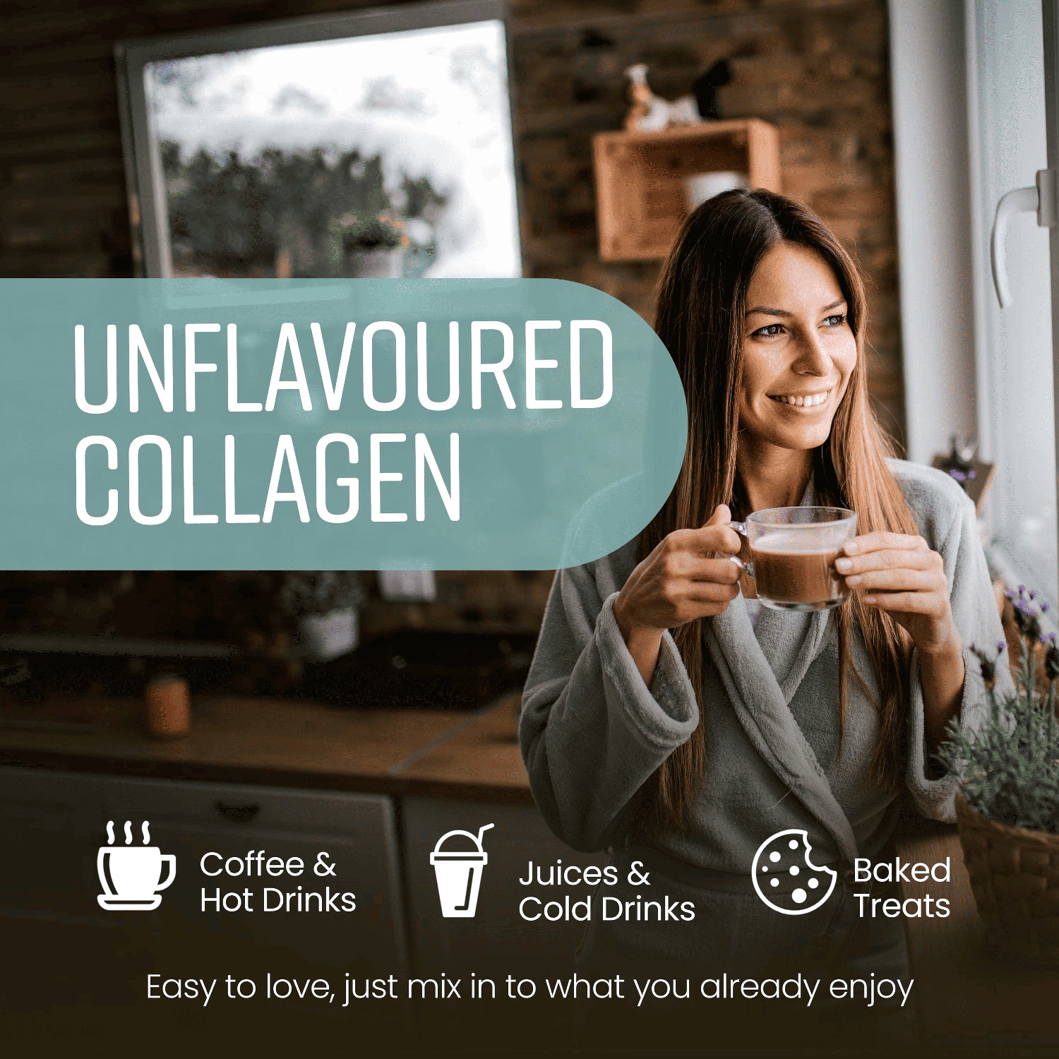 VitaBright bovine collagen powder 500g tub (British brand)