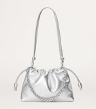 LOEWE medium metallic leather Flamenco purse, imported from the UK