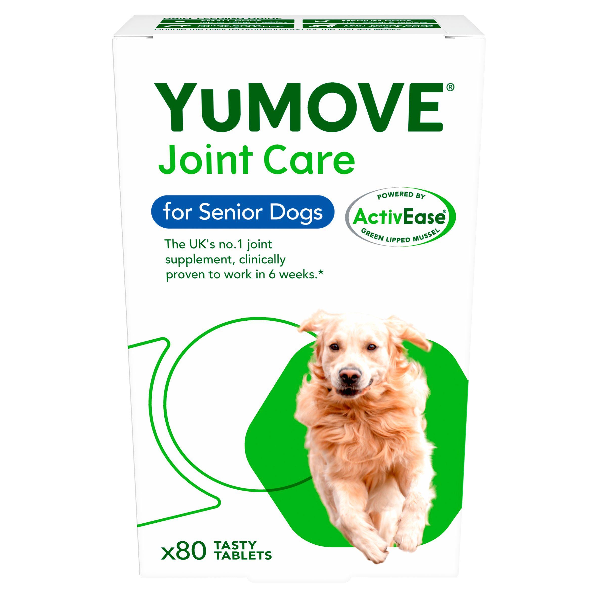 Yumove Joint Care Tasty Tablets For Senior Dogs x80 70.8g GOODS Sainsburys   