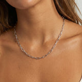 MUCHV women's link chain necklace 18k gold silver - British product