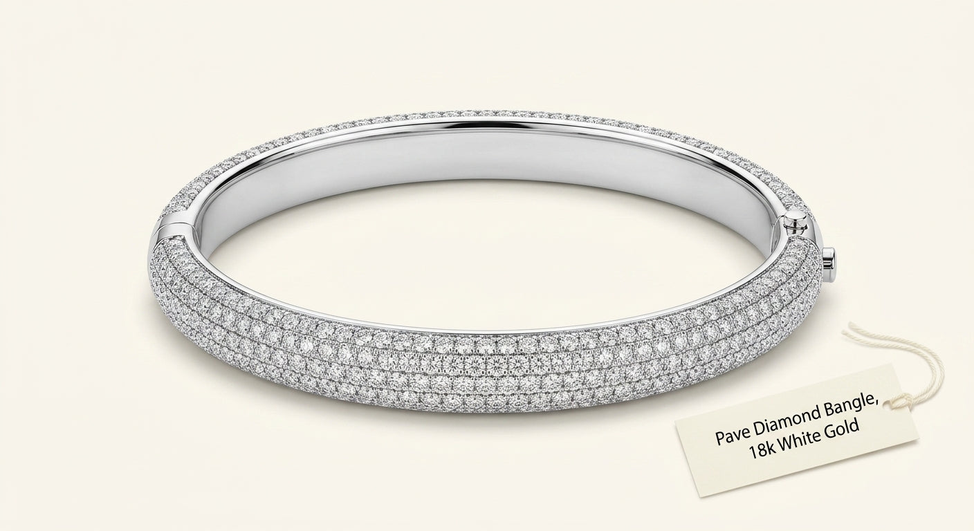Cartier LOVE bracelet in white gold with diamonds, UK version