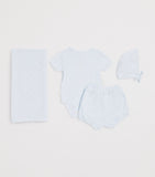 Marie-Chantal cotton pointelle gift set 0-6 months, imported from the UK