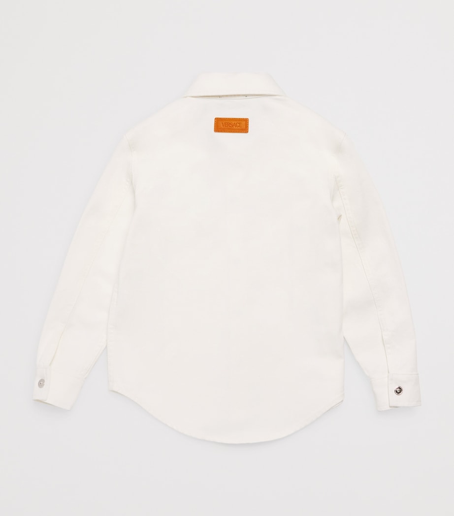 Versace Kids denim shirt for children aged 6-14 years (British brand)