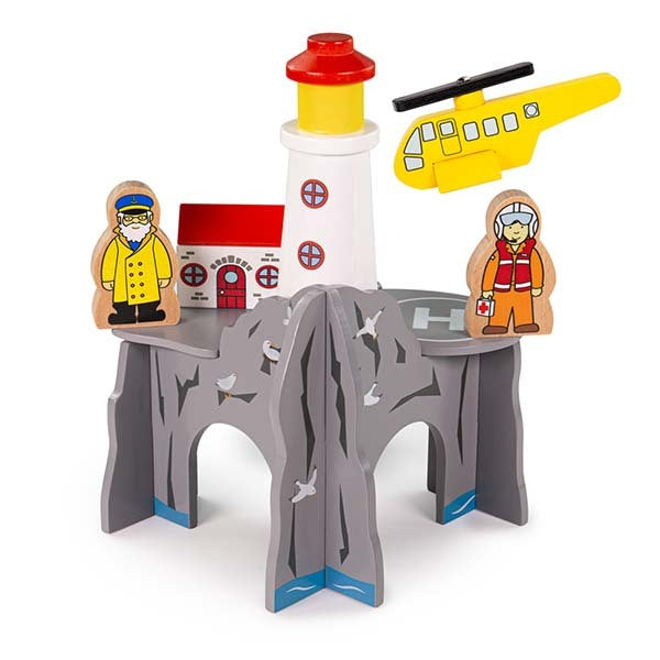 Bigjigs Rail Lighthouse 4-way Tunnel GOODS Superdrug   