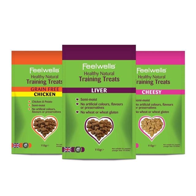 Feelwells Cheesy Dog Training Treats   115g