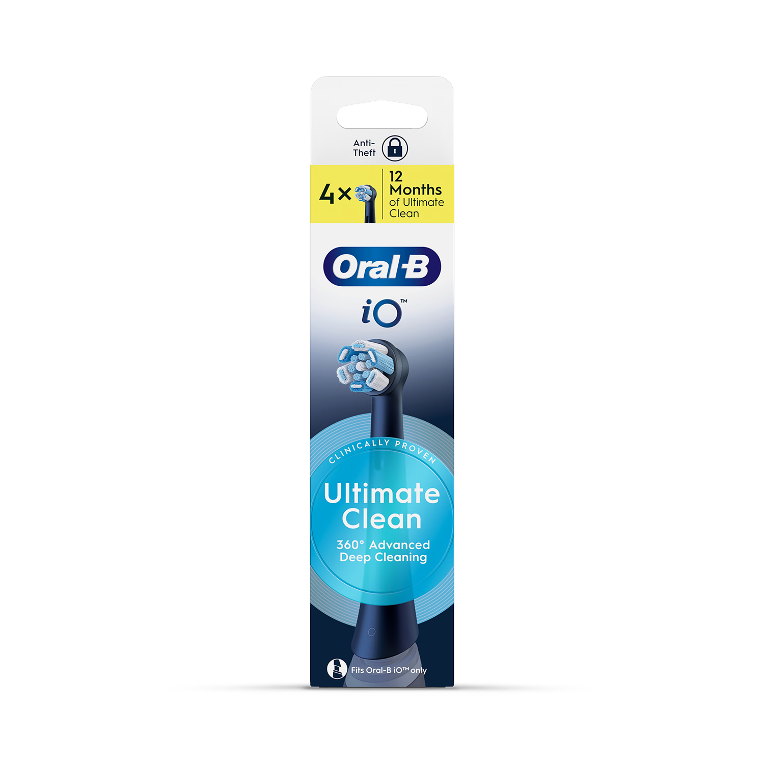 Oral-B iO Ultimate Clean toothbrush heads 4 pack - British product
