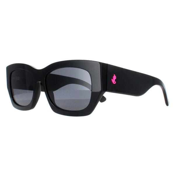 Jimmy Choo women sunglasses black pattern temples, imported from the UK