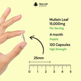 New Leaf Mullein Leaf Capsules 120 - British product