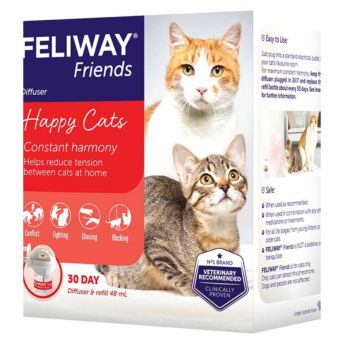 Feliway Friends Diffuser And Refill - 48ml