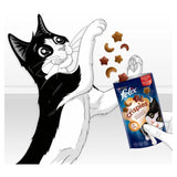 Felix Crispies Chicken &amp;amp; Beef Cat Treats   45g