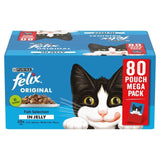 Felix Original Cat Food Fish Selection in Jelly Wet Cat Food   80 x 85g