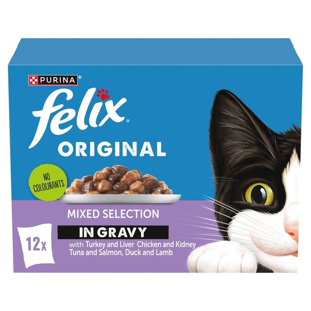 Felix Original Mixed Selection in Gravy Wet Cat Food   12 x 85g