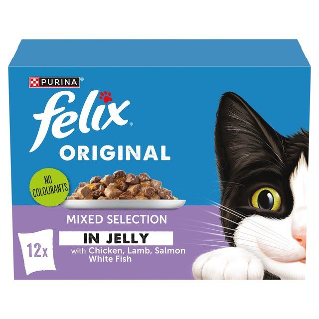 Felix Original Mixed Selection in Jelly Wet Cat Food   12 x 85g