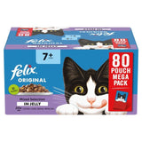 Felix Orignal Cat Food Senior Mixed Selection in Jelly Wet Cat Food   80 x 85g