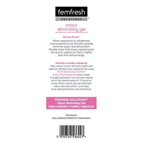 Femfresh Solutions Odour Eliminating Gel