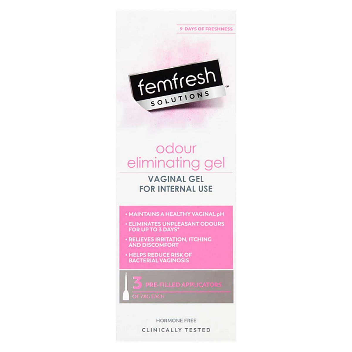 Femfresh Solutions Odour Eliminating Gel 7.8g 3s