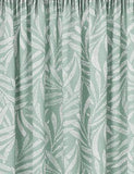 Fern Pencil Pleat Blackout Curtains - Mint, W135Cm Drop 229Cm Default Title