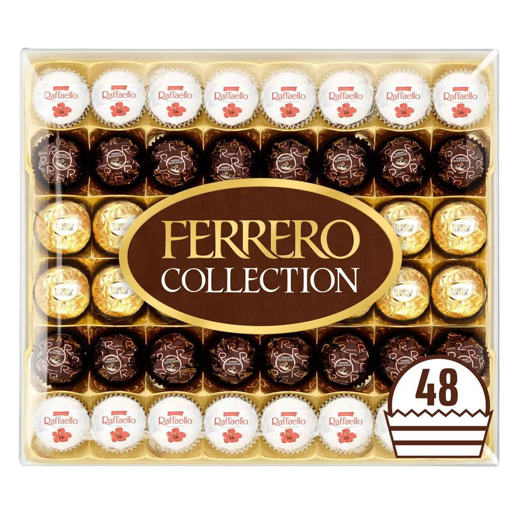 Ferrero Rocher 48 Piece Collection Chocolate Gift Box, 518g