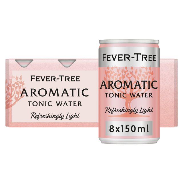 Fever-Tree Light Aromatic Tonic Water Cans   8 x 150ml