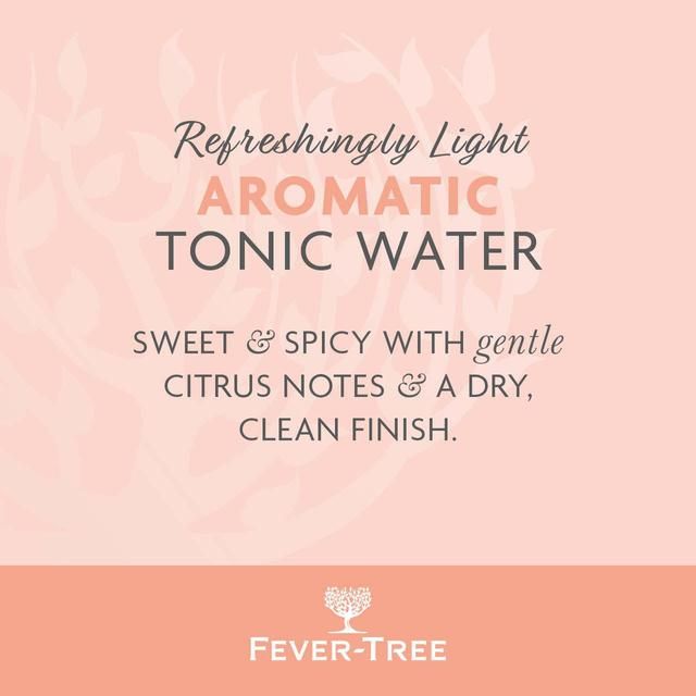 Fever-Tree Light Aromatic Tonic Water Cans   8 x 150ml