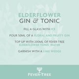 Fever-Tree Light Elderflower Tonic Water   24 x 200ml