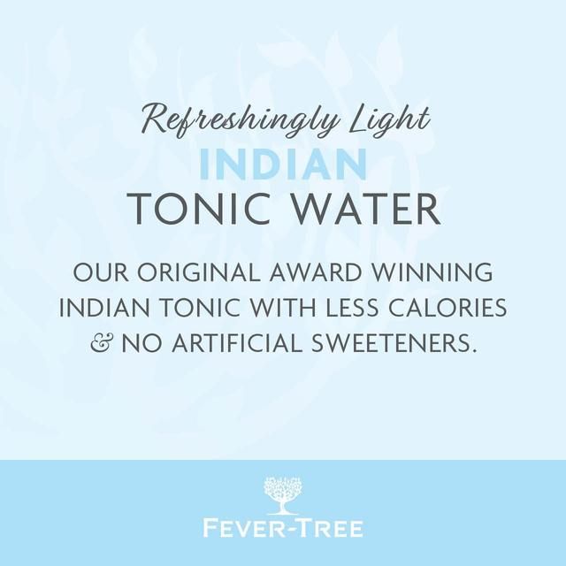 Fever-Tree Light Indian Tonic Water Cans   15 x 150ml