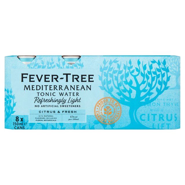 Fever-Tree Light Mediterranean Tonic Cans