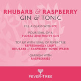 Fever-Tree Light Rhubarb &amp;amp; Raspberry Tonic    500ml