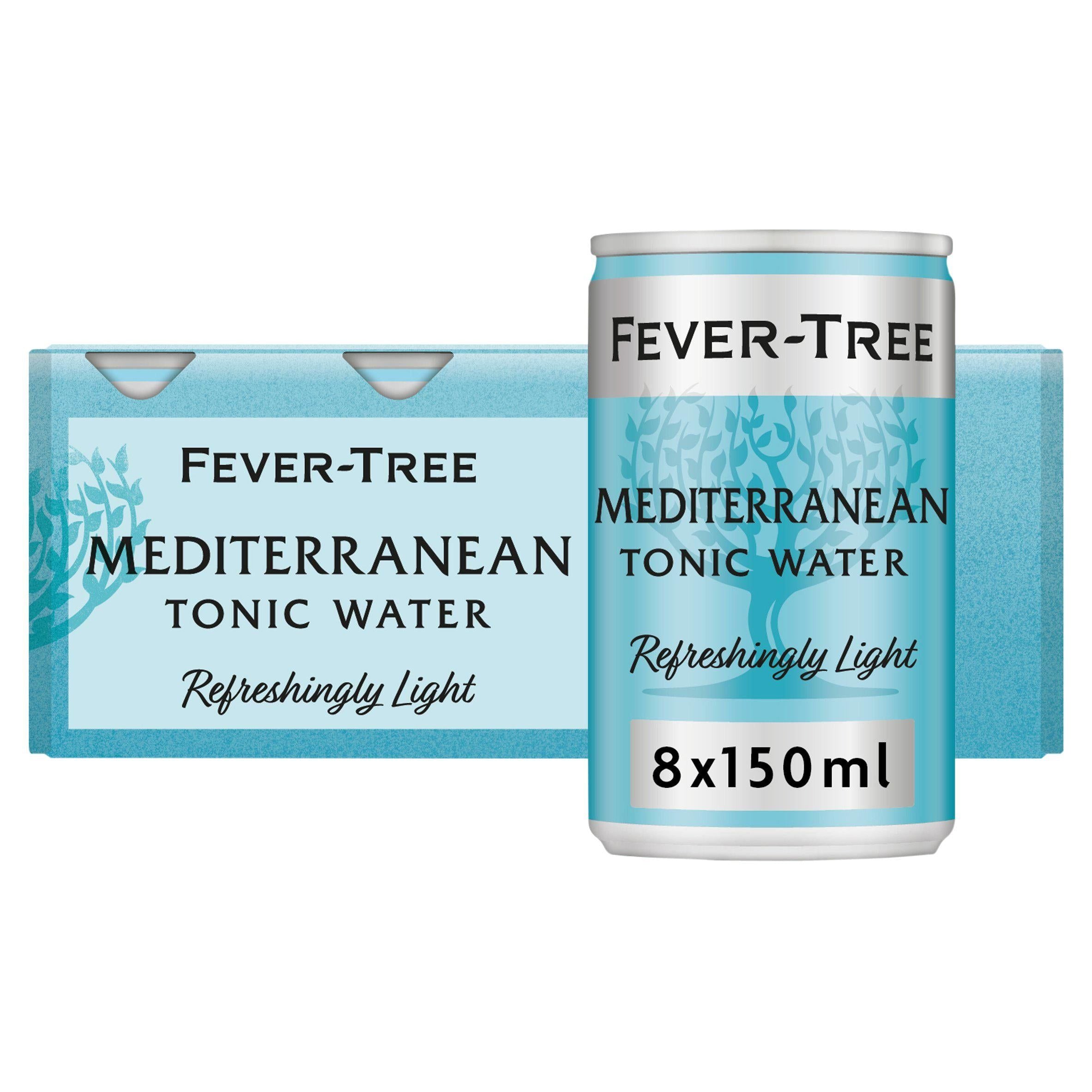 Fever-Tree Refreshingly Light Mediterranean Tonic Water 8x150ml