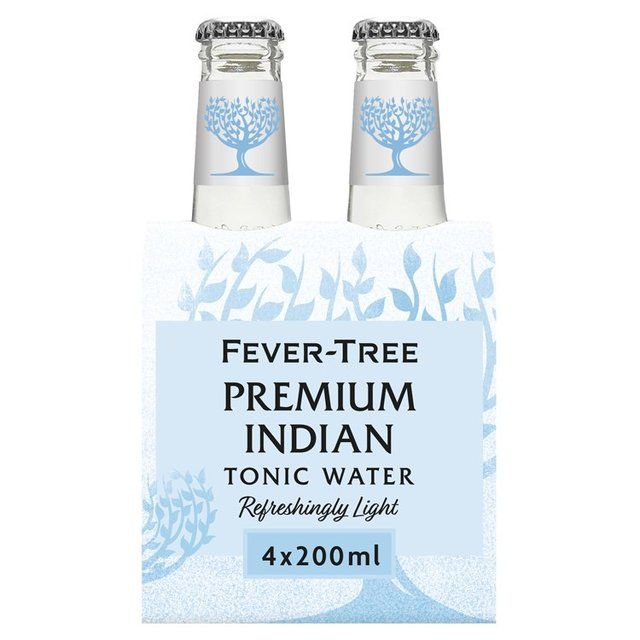 Fever-Tree Refreshingly Light Tonic Water   4 x 200ml