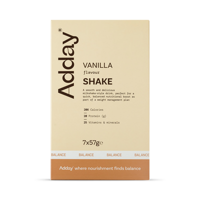 Holland & Barrett Adday Vanilla Total Diet Replacement Shake 7 x 57 g- Buy online at McGrocer