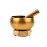 Myga Hammered Brass Singing Bowls - Small (12cm) GOODS Superdrug   