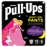 Huggies Pull Ups Trainers Girls Night Time Nappy Pants Age 2-4 Years Nappies Size 6, 15-23kg x18 nappies Sainsburys   