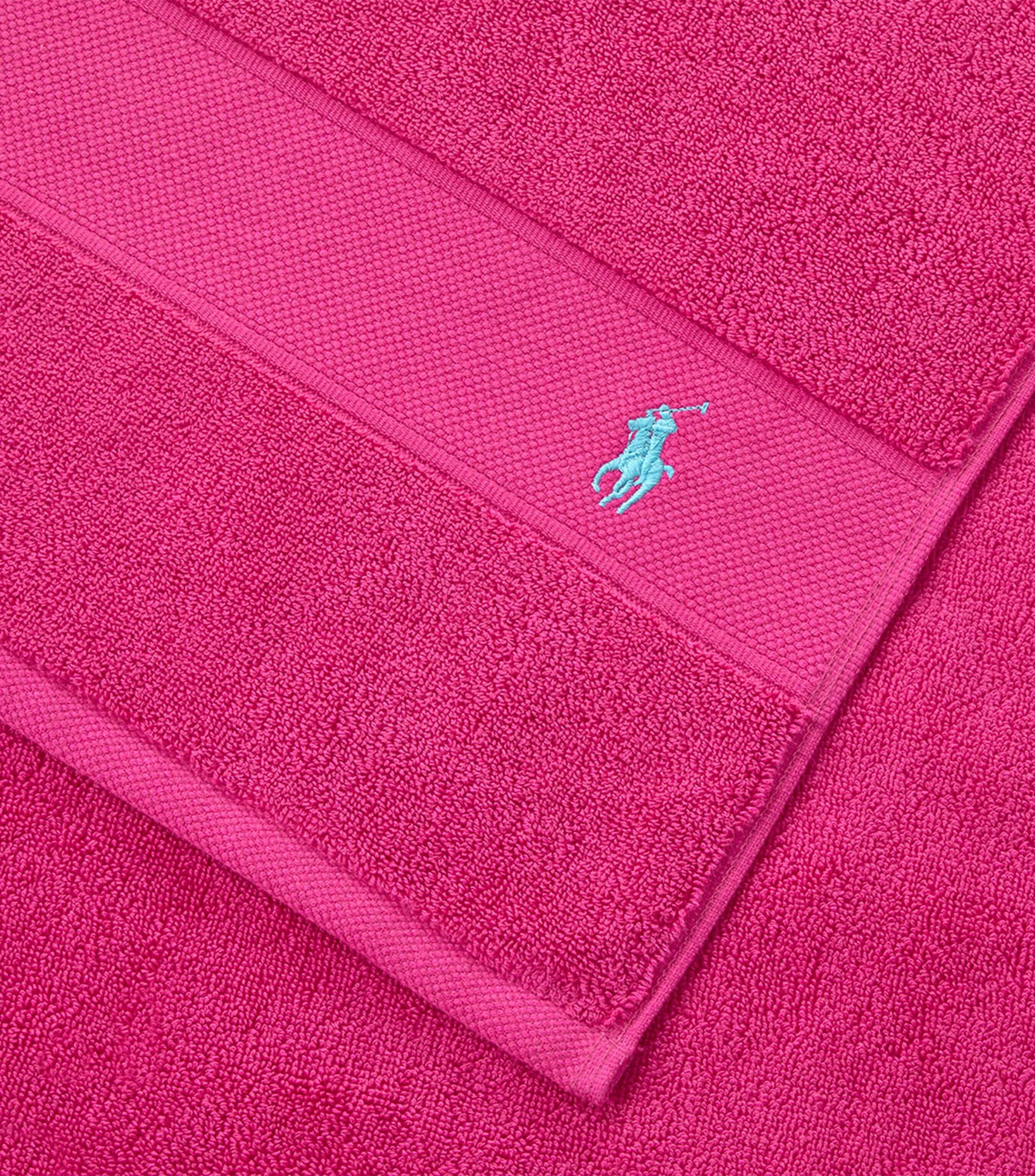 Ralph Lauren Polo Player bath sheet 90cm x 160cm, imported from the UK