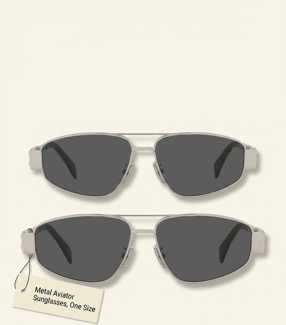 Celine metal pilot sunglasses, imported from the UK