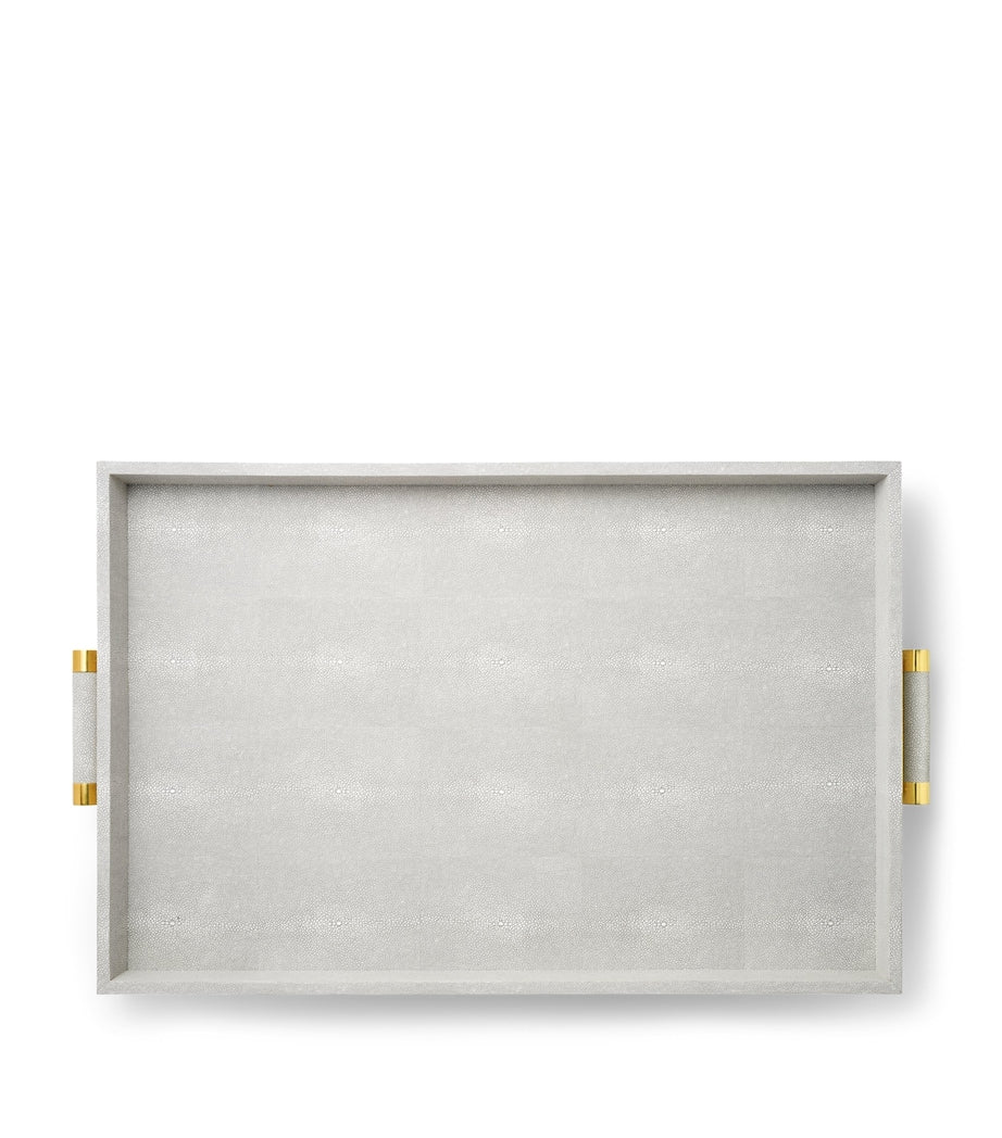 Aerin shagreen klassisk butlerbrett 78 cm x 47 cm, importert fra Storbritannia