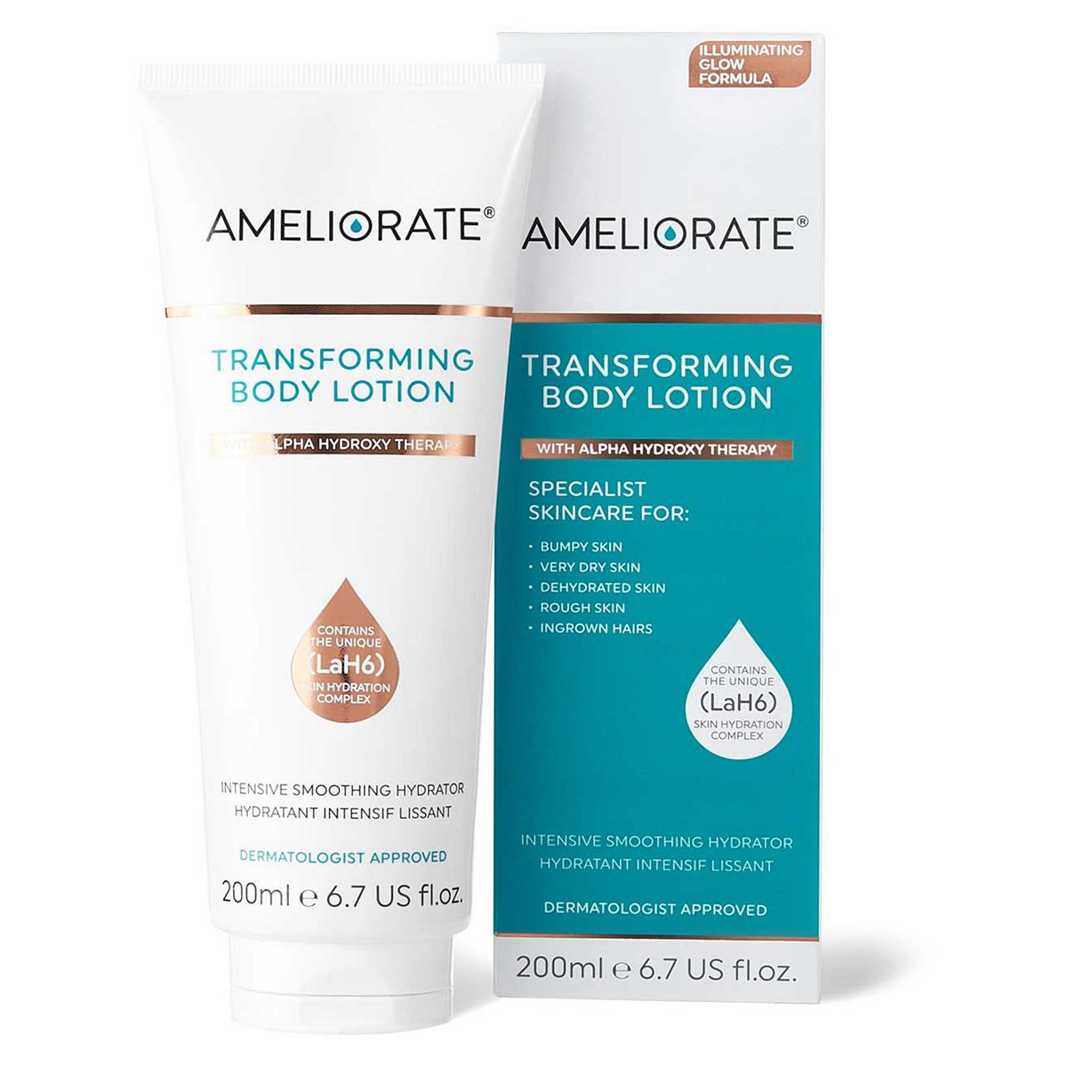 AMELIORATE Transforming Body Lotion Illuminating Glow 200ml GOODS Boots   