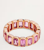 Anita Ko rose gold and pink sapphire bezel ring - British product