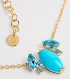 Emily P. Wheeler Batik necklace yellow gold topaz turquoise, UK version