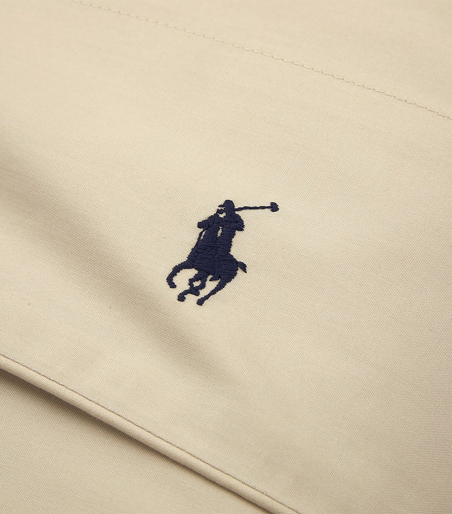 Ralph Lauren Cotton Player Super King flat sheet 270cm x 280cm, imported from the UK
