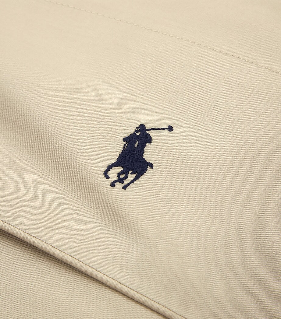 Ralph Lauren Cotton Player Super King flat sheet 270cm x 280cm, imported from the UK