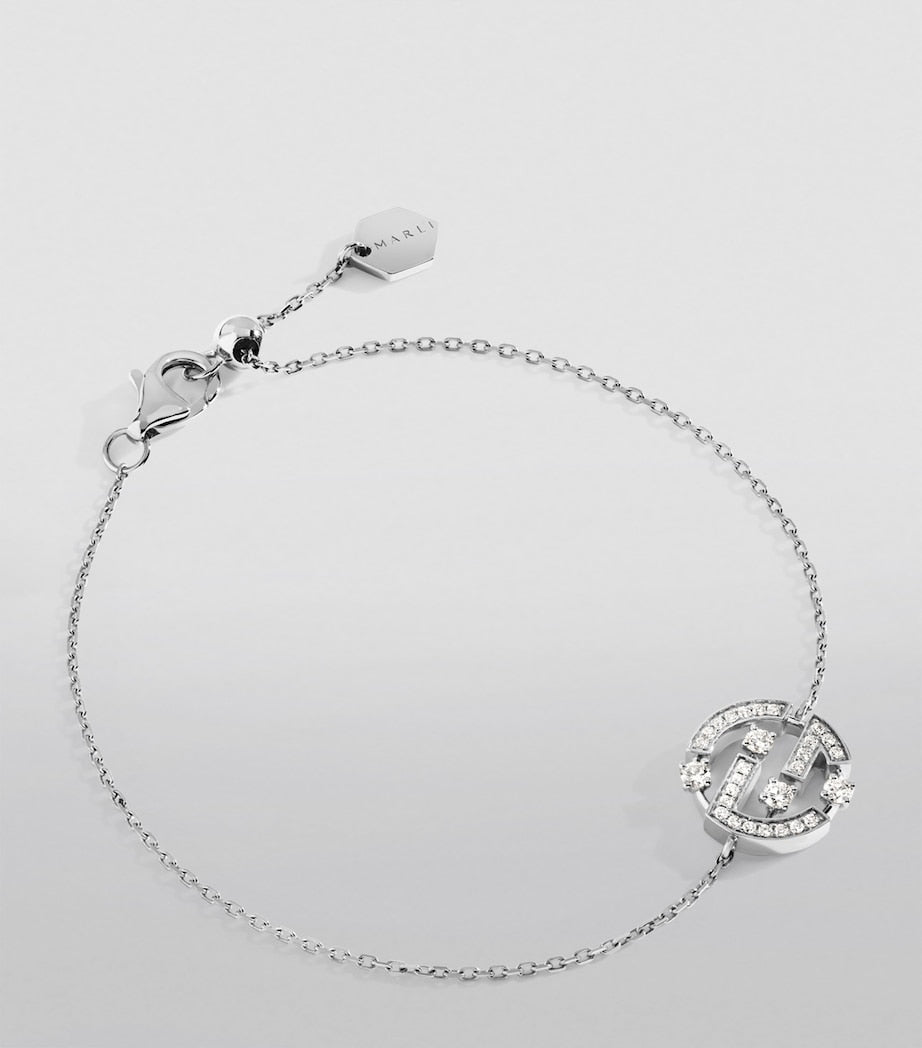 MARLI New York white gold diamond bracelet - British product
