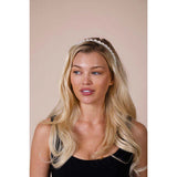 SVNX Minimal Pearl Headband in White (British brand)