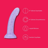 Mina Starlight silicone dildo 6 inch, UK version