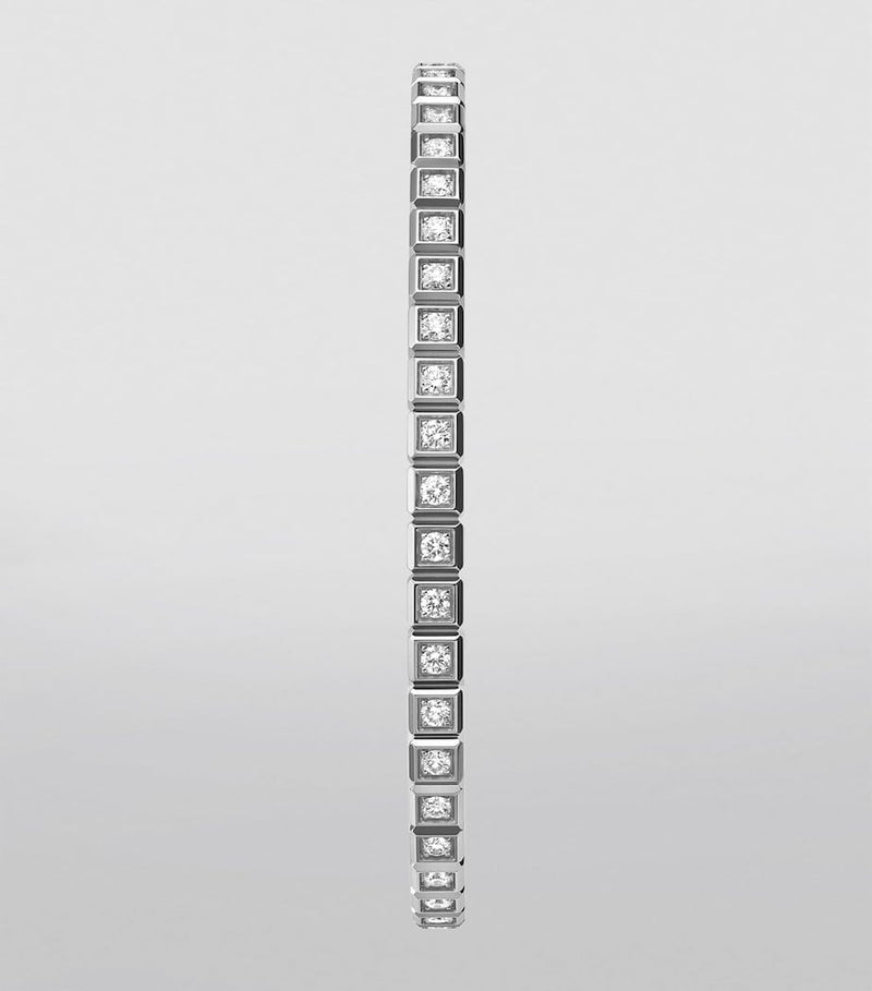 Chopard Ice Cube white gold diamond bracelet (British brand)
