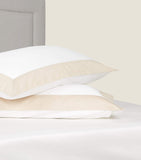Oxford Pillowcase in Cotton Sateen with Color Block Design, 51cm x 71cm